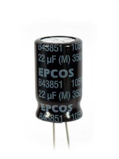 Capacitor Eletrolítico 22uF x 350V