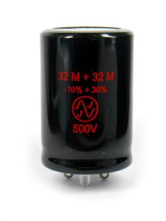 Capacitor Eletrolítico 32+32uF 500V JJ